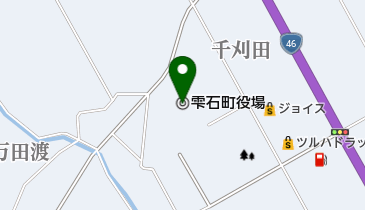 雫石町役場の地図画像