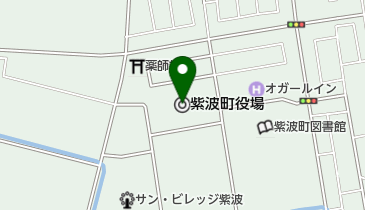 紫波町役場の地図画像