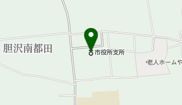 奥州市胆沢総合支所の地図画像