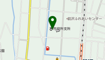 奥州市前沢総合支所の地図画像