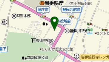 盛岡東警察署の地図画像