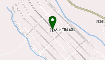 大ヶ口簡易郵便局の地図画像