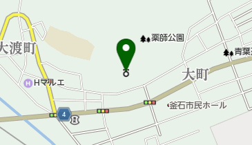 釜石市保健福祉センターの地図画像