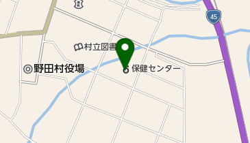 野田村保健センターの地図画像
