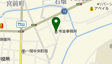 一関年金事務所の地図画像