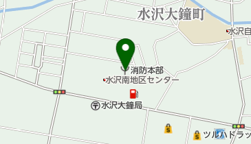 水沢消防署の地図画像