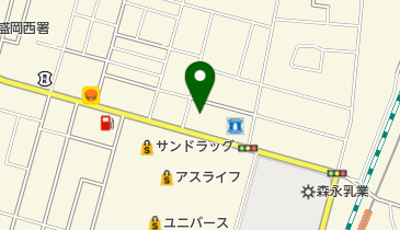 盛岡西消防署の地図画像