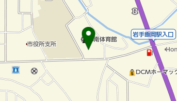 盛岡南消防署の地図画像