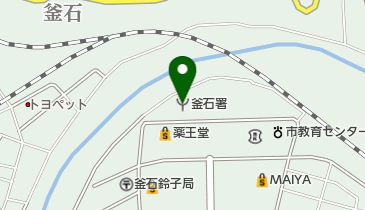 釜石消防署の地図画像