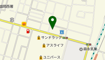 盛岡市消防団第17分団の地図画像