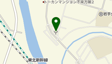 盛岡市消防団第七分団の地図画像