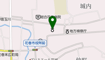 花巻簡易裁判所の地図画像