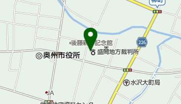 水沢簡易裁判所の地図画像