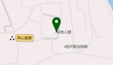 桜地人館の地図画像