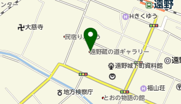 遠野蔵の道ギャラリーの地図画像