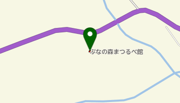 ぶなの森まつるべ館の地図画像