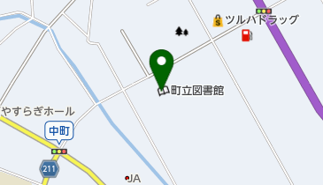 雫石町立図書館の地図画像