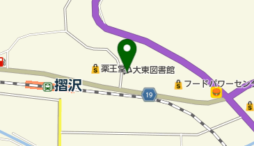 大東図書館の地図画像