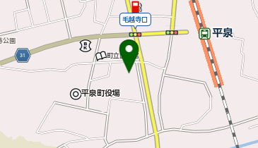 平泉町立図書館の地図画像