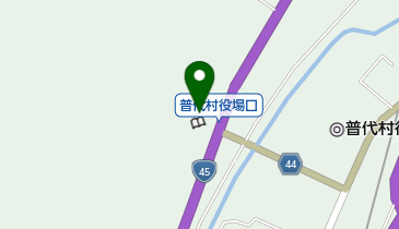 普代村図書室の地図画像