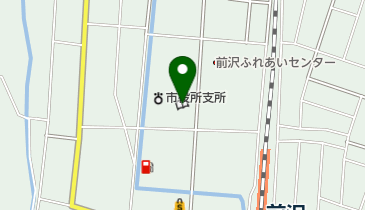 奥州市立前沢図書館の地図画像