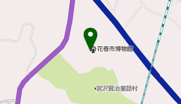 花巻市博物館の地図画像