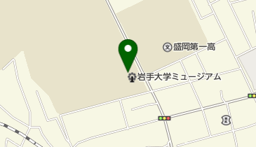 岩手大学ミュージアムの地図画像