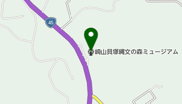 宮古市崎山貝塚縄文の森ミュージアムの地図画像