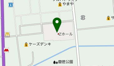 奥州市文化会館の地図画像