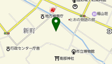 遠野市民センターの地図画像
