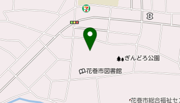 花巻市文化会館の地図画像