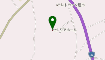 洋野町民文化会館の地図画像