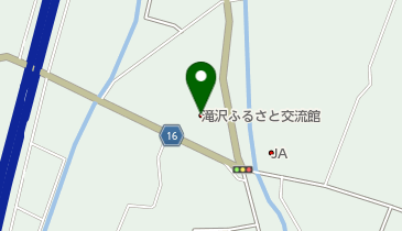 滝沢ふるさと交流館の地図画像