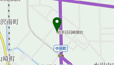 岩手日日新聞社水沢支社の地図画像