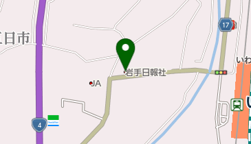 岩手日報社岩手支局の地図画像
