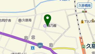岩手日報社久慈支局の地図画像
