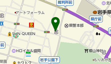 (株)時事通信社盛岡支局の地図画像