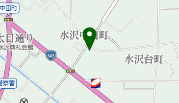 ほっかほっか亭水沢店の地図画像