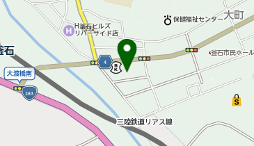 北日本銀行釜石支店の地図画像