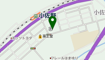 北日本銀行小佐野支店の地図画像