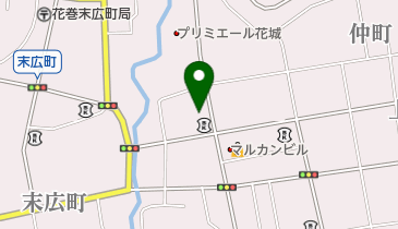 北日本銀行花巻支店の地図画像