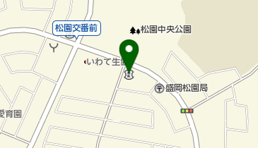 北日本銀行松園支店の地図画像