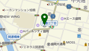 七十七銀行盛岡支店 盛岡市 その他銀行 地方 外国銀行 020 0022 の地図 アクセス 地点情報 Navitime