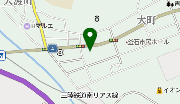 東北銀行釜石支店の地図画像