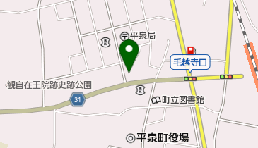 東北銀行平泉支店の地図画像