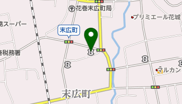 花巻信用金庫本店の地図画像