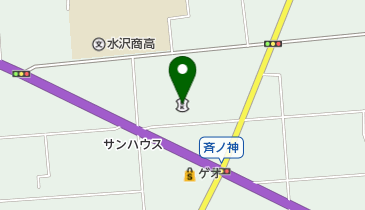 水沢信用金庫本店の地図画像