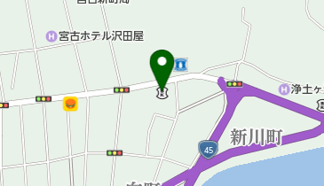 宮古信用金庫本店の地図画像