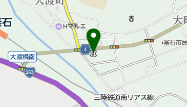 宮古信用金庫大渡支店の地図画像