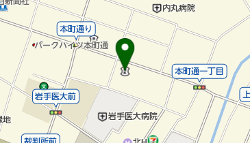 盛岡信用金庫本町支店の地図画像